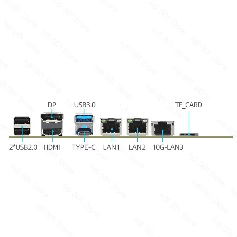 Mini Itx Dual 2.5G Nas Motherboard - voor moederbord, Mini ITX NAS-bord met