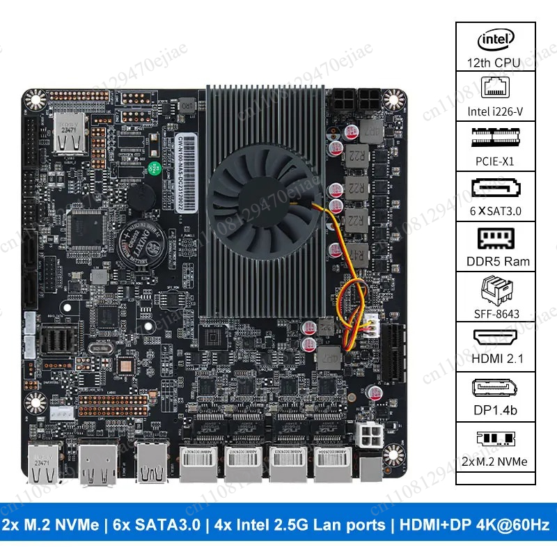 N100 Mini ITX NAS moederbord D - Mini Itx Dual 2.5G Nas Motherboard recensie en prijs