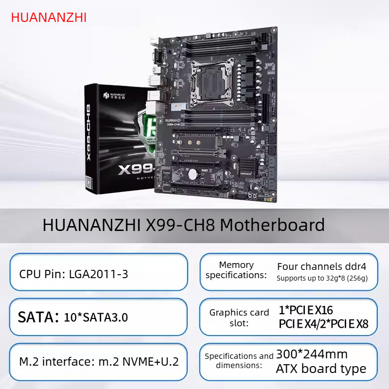 HUANANZHI LGA2011-3 X99 Moeder - Dual Lga2011-3 Server Motherboard Combo recensie en prijs