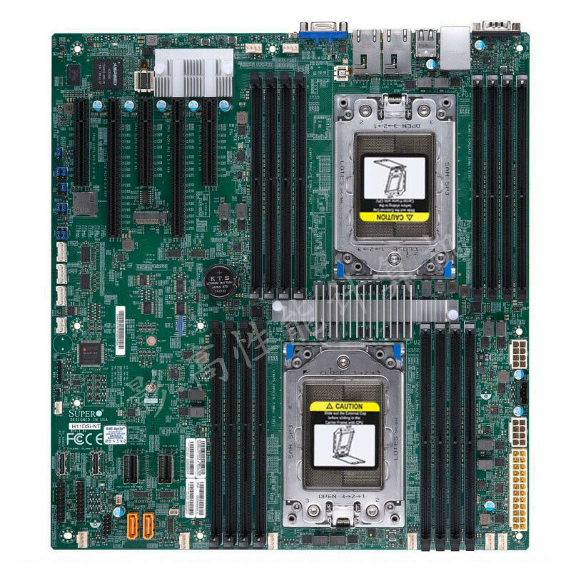 Supermic H11DSi-NT Moederbord  - Dual Socket Sp3 Epyc Motherboard recensie en prijs