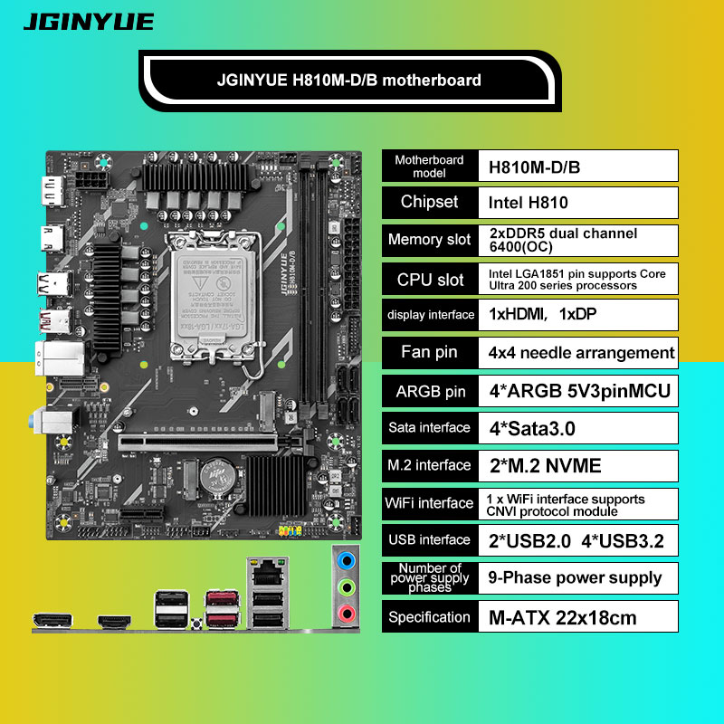 H810 Intel LGA1851 DDR5 Micro- - Lga1851 Gaming Motherboard recensie en prijs